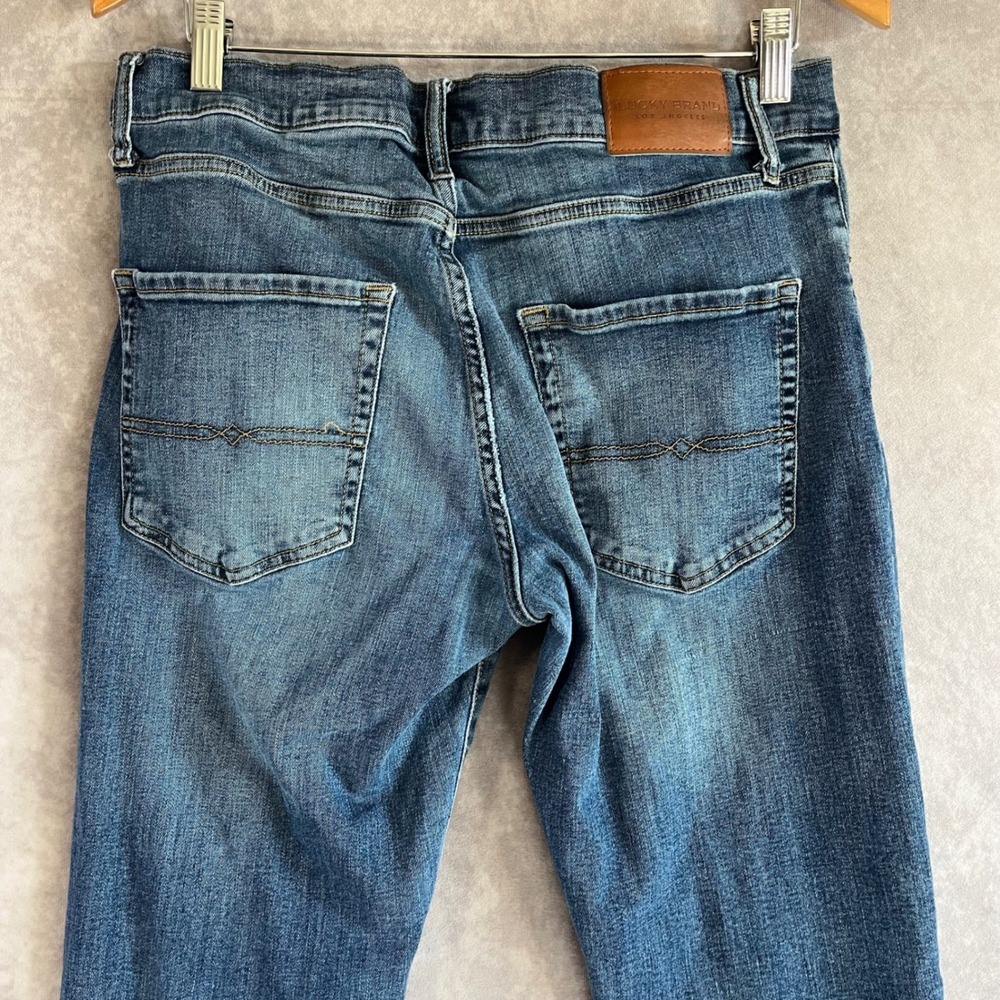 Lucky Brand 412 Athletic Slim Jeans Mens 32x30 Blue Medium Wash Denim *See Pics* - Picture 6 of 13
